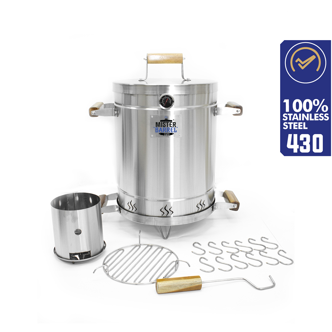 Light Mister Barrel Grill & Smoker - Small